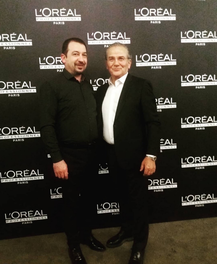 Yücel Eren L'Oréal Professionnel etkinliğinde